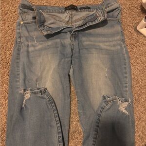 Kendall & Kylie Light Blue Distressed Skinny Jeans